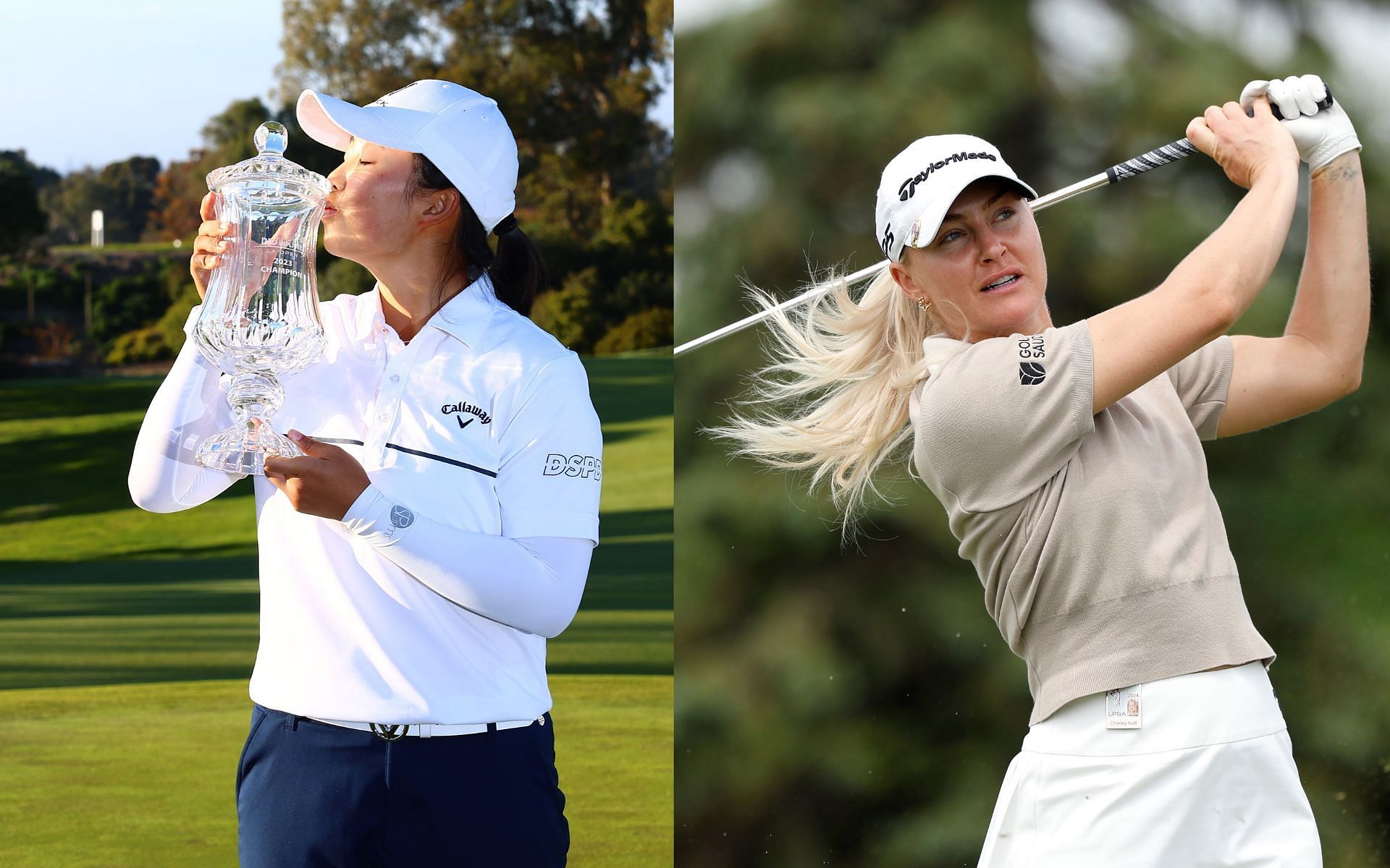 Charley Hull and Ruoning Yin ( via Getty)